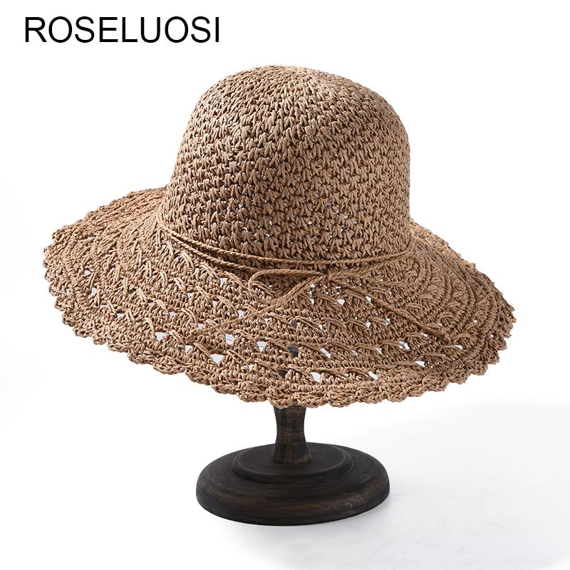 ROSELUOSI 2020 Brand New Women Summer Hats Foldable Wide Brim Sun Hat Casual Solid Color Beach Hats Chapeu Feminino, Pink
ROSELUOSI 2020 Brand New Women Summer Hats Foldable Wide Brim Sun Hat Casual Solid Color Beach Hats Chapeu Feminino, Pink