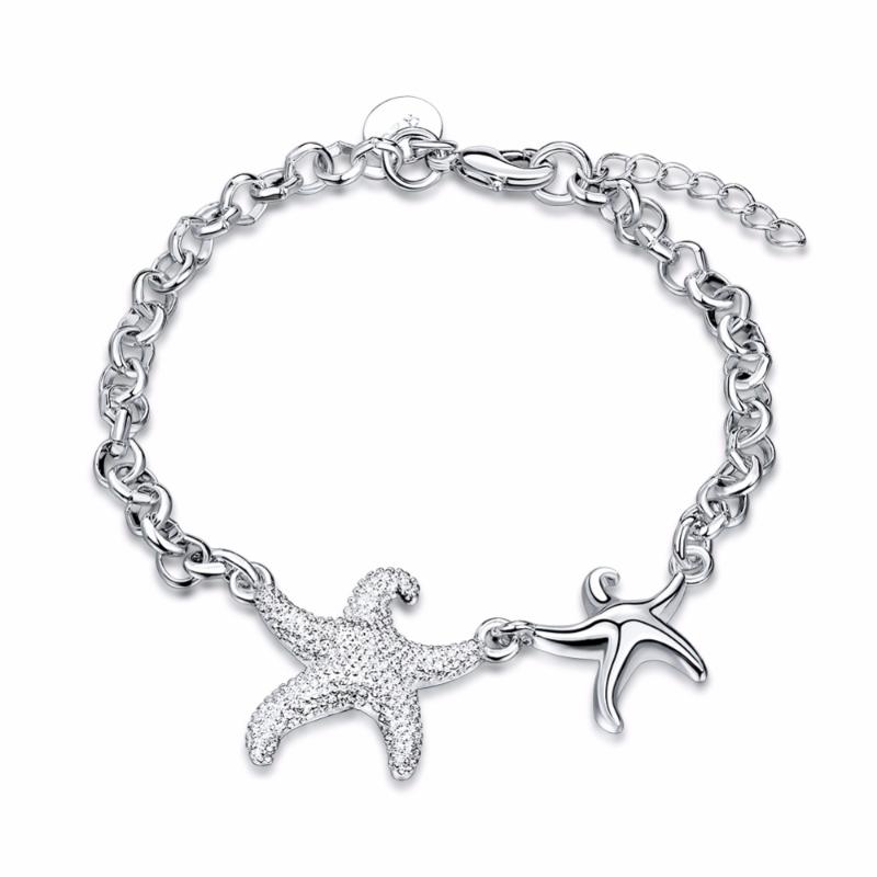 Charm Bracelets Standard 925 Sterling Silver Jewelry Bracelet Fashion Starfish Lobster Clasp
Charm Bracelets Standard 925 Sterling Silver Jewelry Bracelet Fashion Starfish Lobster Clasp