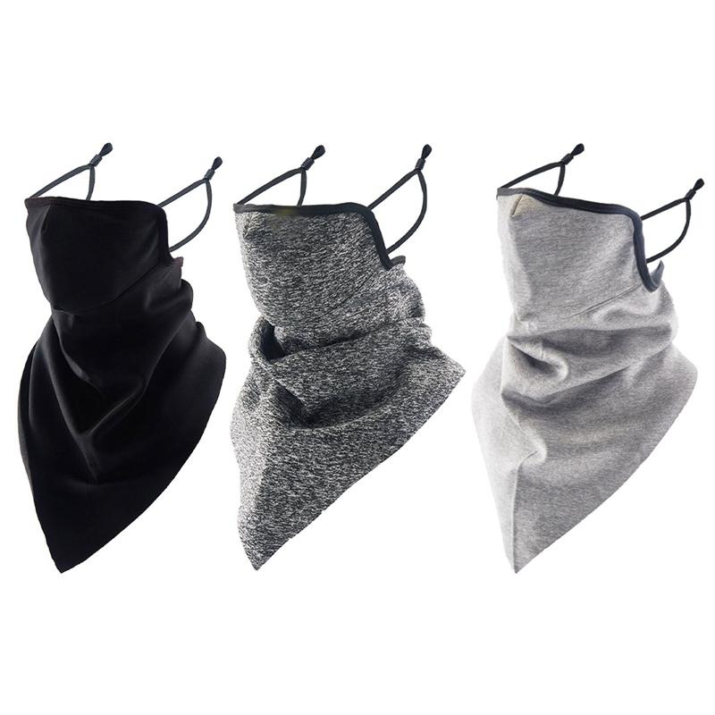 Winter Triangle Bandana Face Scarves Hanging Ear Warm Thicken Dustproof Breathable Cycling Hike Neck Cover Can Place Air-filter, Black
Winter Triangle Bandana Face Scarves Hanging Ear Warm Thicken Dustproof Breathable Cycling Hike Neck Cover Can Place Air-filter, Black