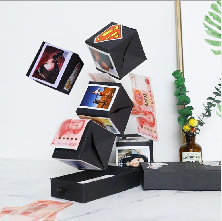 Surprise Explosion Box DIY Handmade Scrapbook Photo Small Gifts Boxes Wedding Gift Box for Valentine Christmas Gift Boxes
Surprise Explosion Box DIY Handmade Scrapbook Photo Small Gifts Boxes Wedding Gift Box for Valentine Christmas Gift Boxes