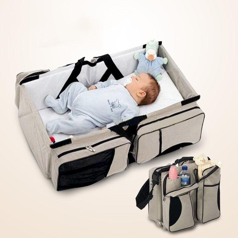 Multi-function Portable Folding Baby Travel Crib Bed Two Using Mummy Packing Bag For Newborns Safety Outdoors Baby Carry Cot C1008, Cream
Multi-function Portable Folding Baby Travel Crib Bed Two Using Mummy Packing Bag For Newborns Safety Outdoors Baby Carry Cot C1008, Cream