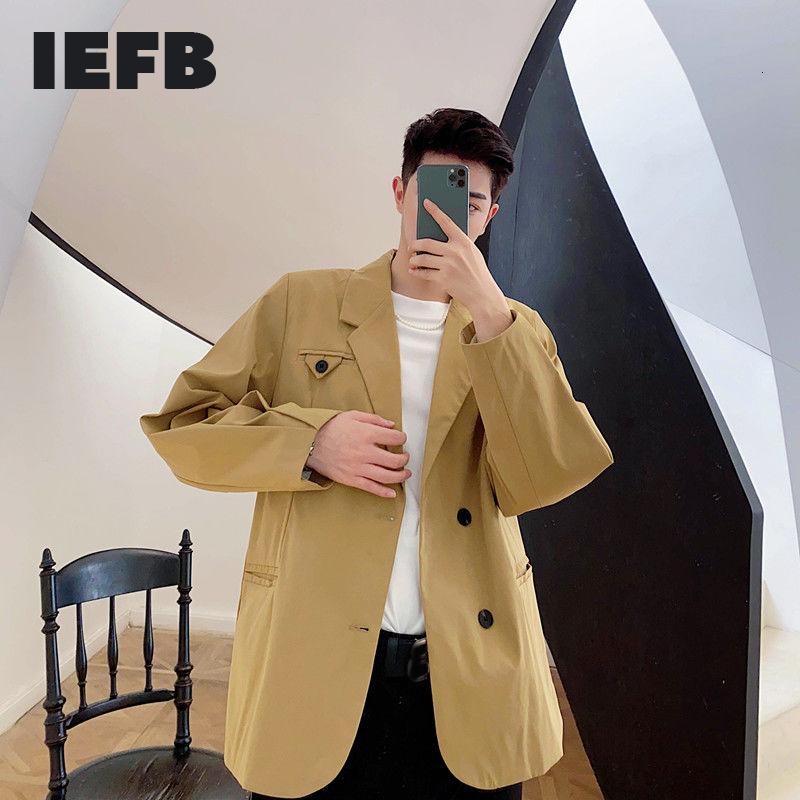 IEFB / men's wear folding sleeve suit for male oversize notched collar long sleeve singble breasted blazers springnew 9Y3810, Black
IEFB / men's wear folding sleeve suit for male oversize notched collar long sleeve singble breasted blazers springnew 9Y3810, Black