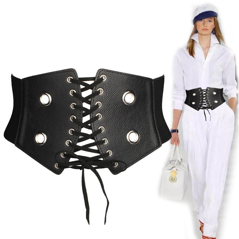 Belts Fashion Lady Waist Belt Super Wide Elastic Black Waistbands Punk Rivet Cummerbund Shirt Slimming Corset Party Wedding Girdle, Black;brown
Belts Fashion Lady Waist Belt Super Wide Elastic Black Waistbands Punk Rivet Cummerbund Shirt Slimming Corset Party Wedding Girdle, Black;brown