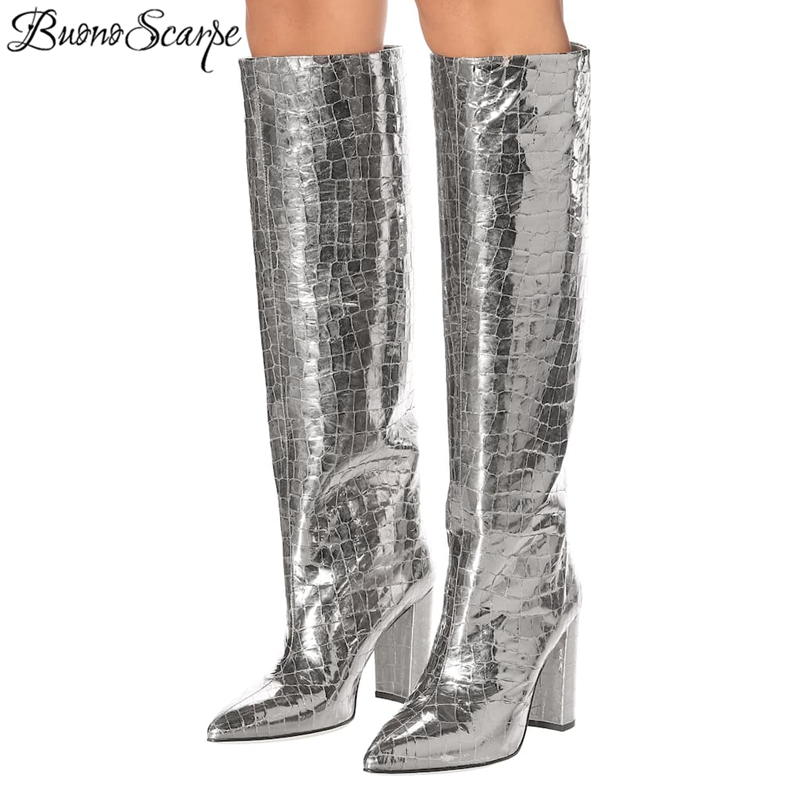 Fashion Snake Print Women Long Boots High Heels Lether Boots Female Big Size Western Knee High Botas Mujer Embossed Prom Shoes, Brown
Fashion Snake Print Women Long Boots High Heels Lether Boots Female Big Size Western Knee High Botas Mujer Embossed Prom Shoes, Brown