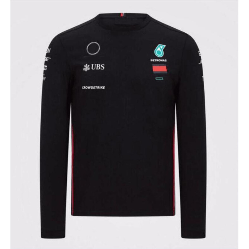 Petronas Mens Luxury Mercedes Amg t Shirts Brand Sweatshirts F1 Formula One Racing Women Casual Long Sleeve T-shirts Benz Lewis Hamilton Team Work Clothes W9s2