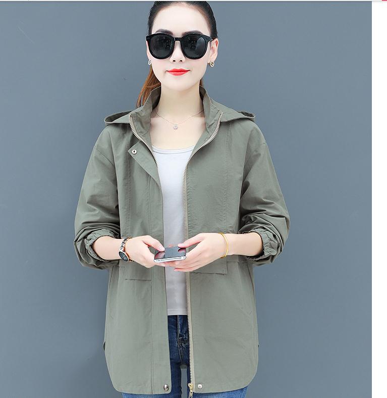 2021 spring and autumn with New style fashion Long sleeve Women's Windbreaker coat@562, Blue
2021 spring and autumn with New style fashion Long sleeve Women's Windbreaker coat@562, Blue