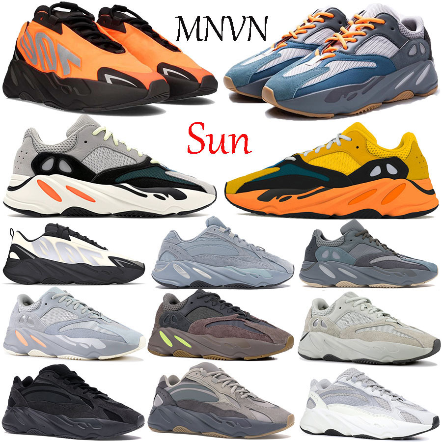 New Kanye west 700 v1 Sun running shoes Solid Grey Carbon Teal Blue orange Bone graffiti Inertia V2 reflective men women sneakers trainers
New Kanye west 700 v1 Sun running shoes Solid Grey Carbon Teal Blue orange Bone graffiti Inertia V2 reflective men women sneakers trainers