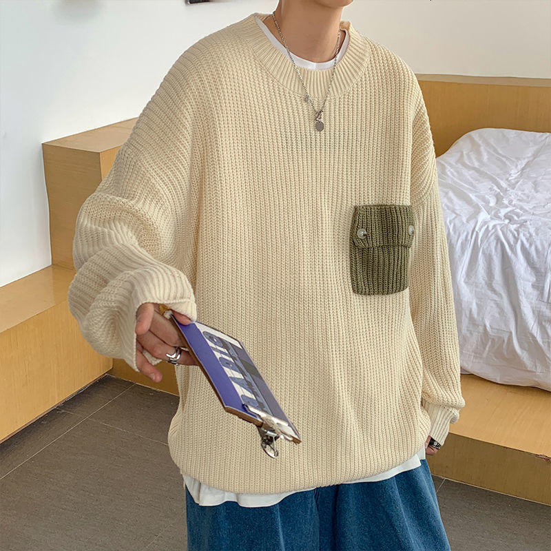 Sweater 2021 Male Autumn Thin New Pocket Long Nightgown Fashion Youth Men's Clothes UK0D, Apricot
Sweater 2021 Male Autumn Thin New Pocket Long Nightgown Fashion Youth Men's Clothes UK0D, Apricot