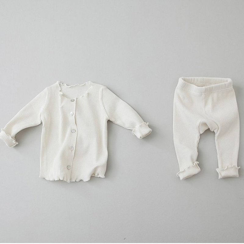 2020 New Baby Girls Clothing Set Baby Girls Clothes Toddler Boys Clothes Knitting Coat Sweater+Pants Baby Kids Clothes SetX1019