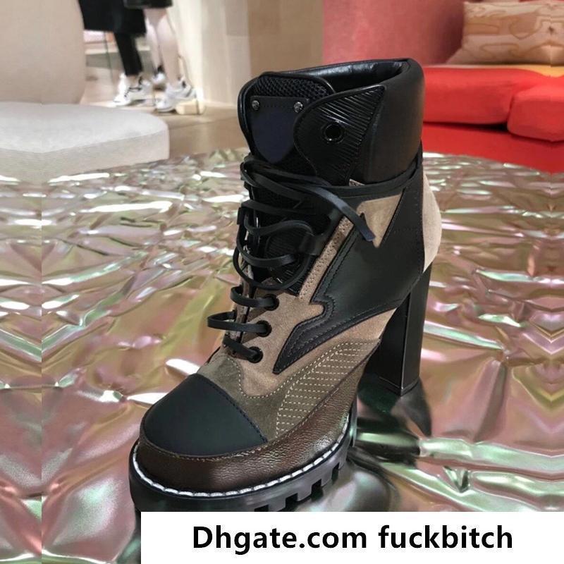 High heeled Martin boots Winter Coarse heel woman shoes Desert Boots 100% real leather High heel boots Lace up high heels Large size 35-42, Brown
High heeled Martin boots Winter Coarse heel woman shoes Desert Boots 100% real leather High heel boots Lace up high heels Large size 35-42, Brown