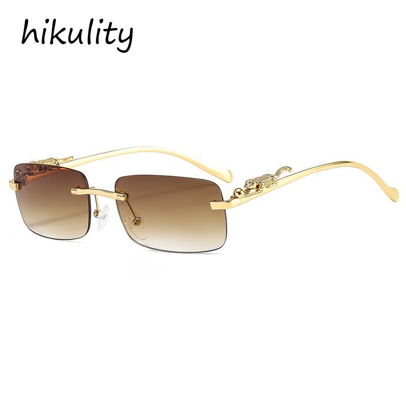 Cutting Rimless Small Square Leopard Leg Sunglasses For Women Gradient Sun Glasses Men Alloy Uv400 Hip Hop Eyewear
Cutting Rimless Small Square Leopard Leg Sunglasses For Women Gradient Sun Glasses Men Alloy Uv400 Hip Hop Eyewear