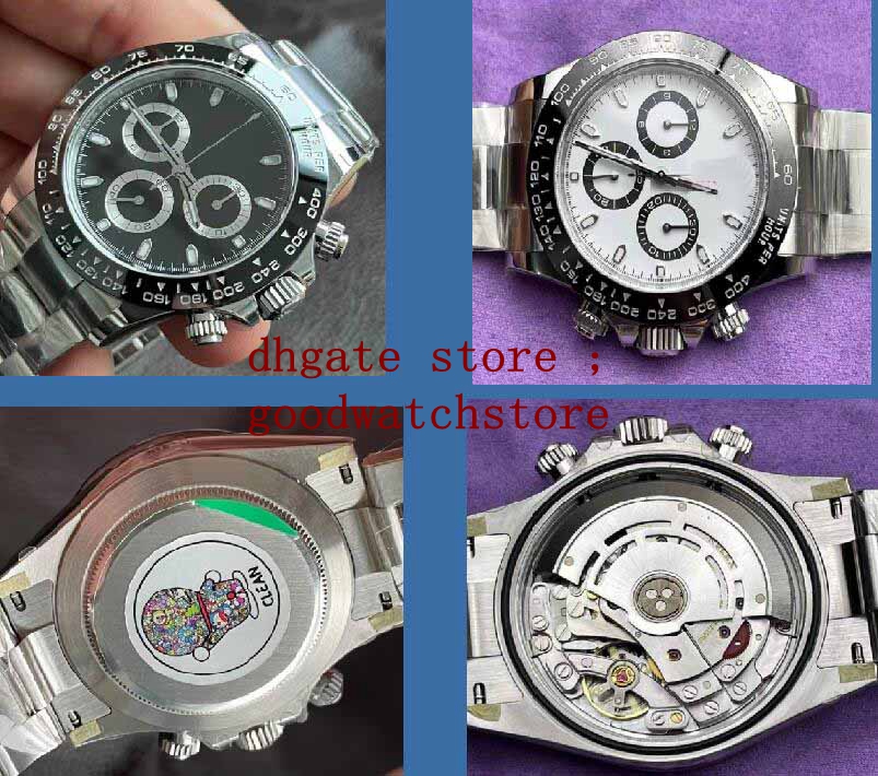 Clean Factory Maker 40mm Wristwatch 904L White black Ceramic Dial Men's Quality Cal.4130 Movement Automatic Chronograph Men Diver Bezel, Slivery;brown
Clean Factory Maker 40mm Wristwatch 904L White black Ceramic Dial Men's Quality Cal.4130 Movement Automatic Chronograph Men Diver Bezel, Slivery;brown