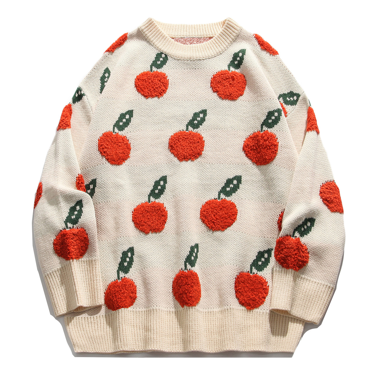 2021 New Strawberry Fruit Knitted Unsiex Harajuku Sweater Oversize Hip Hop Cotton Loose Pullover Streetwear Men Clothing Fw1s, Black
2021 New Strawberry Fruit Knitted Unsiex Harajuku Sweater Oversize Hip Hop Cotton Loose Pullover Streetwear Men Clothing Fw1s, Black