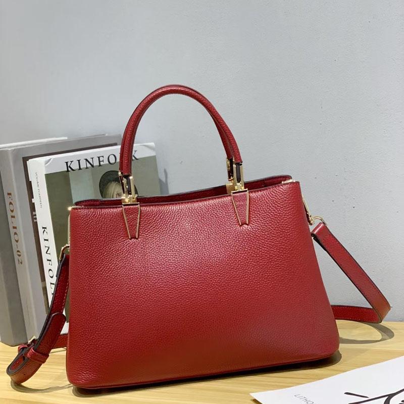 Fashion Luxury Designer Women Leather Handbag Female Bag Cowhide Women's handbag Quality Women's bag, Black
Fashion Luxury Designer Women Leather Handbag Female Bag Cowhide Women's handbag Quality Women's bag, Black