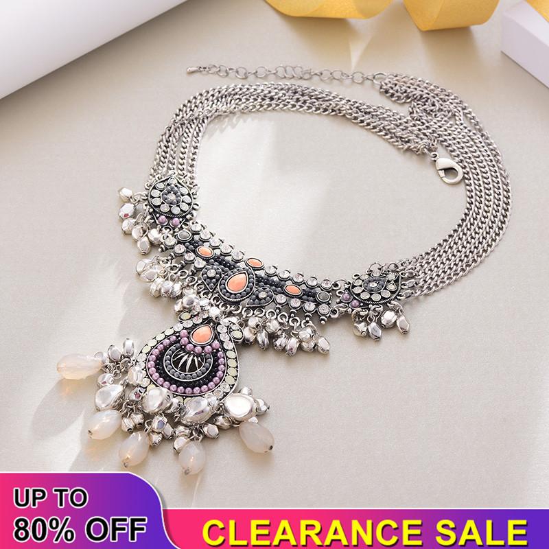 Shineland Vintage Multilayer Beads Necklace Big Statement Choker Chunky Tassel Pendants for Women Wholesale Clearance Cheap
Shineland Vintage Multilayer Beads Necklace Big Statement Choker Chunky Tassel Pendants for Women Wholesale Clearance Cheap