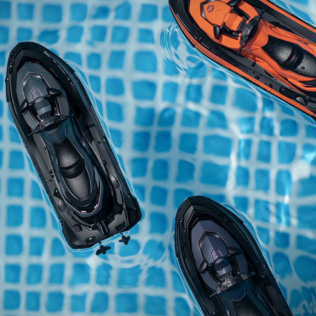 2.4G 4CH M5 Mini High-Speed Remote Control Boat 50 Meters Remote Control Distance Summer Waterproof Electric Motor RC Boat, Black
2.4G 4CH M5 Mini High-Speed Remote Control Boat 50 Meters Remote Control Distance Summer Waterproof Electric Motor RC Boat, Black