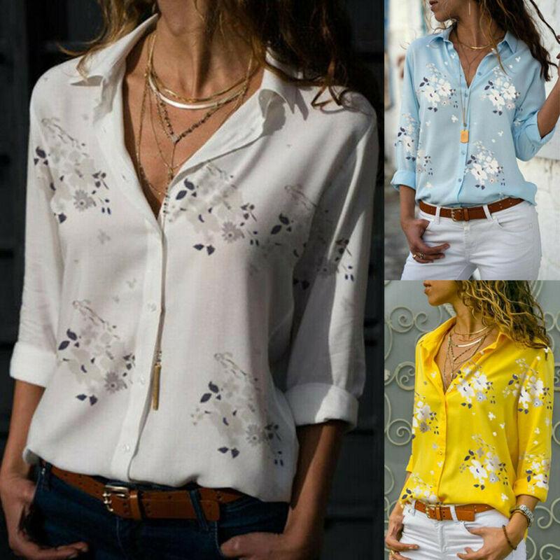 Womens Long Sleeve Blouse Loose Tops Ladies V Neck Casual Office Work Shirt Plus Size Women Casual Autumn Tees Tops, Sky blue
Womens Long Sleeve Blouse Loose Tops Ladies V Neck Casual Office Work Shirt Plus Size Women Casual Autumn Tees Tops, Sky blue