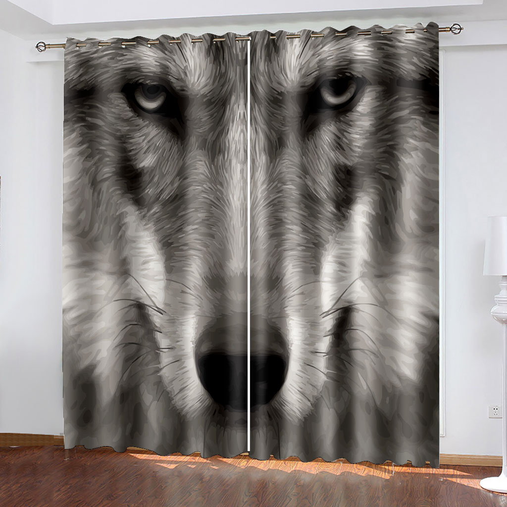 High quality custom 3d curtain fabric grey animal curtains 3D Window Curtain For Living Room office Bedroom Decoration curtains
High quality custom 3d curtain fabric grey animal curtains 3D Window Curtain For Living Room office Bedroom Decoration curtains