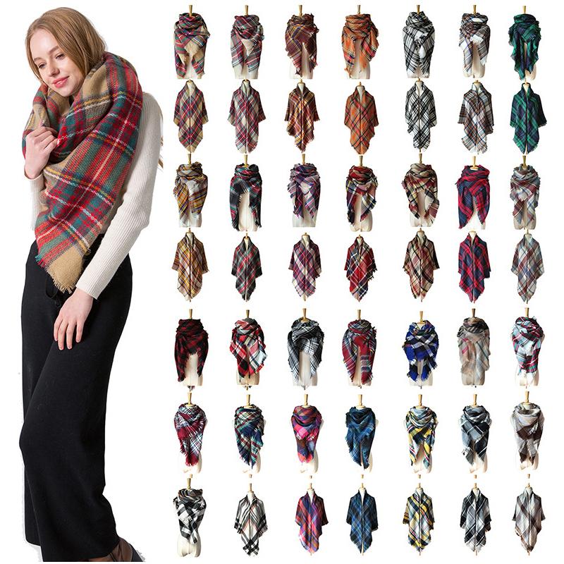 2020 new designer women winter plaid scarf square bandana cashmere thicken blanket knitted warm soft shawls and wraps
2020 new designer women winter plaid scarf square bandana cashmere thicken blanket knitted warm soft shawls and wraps