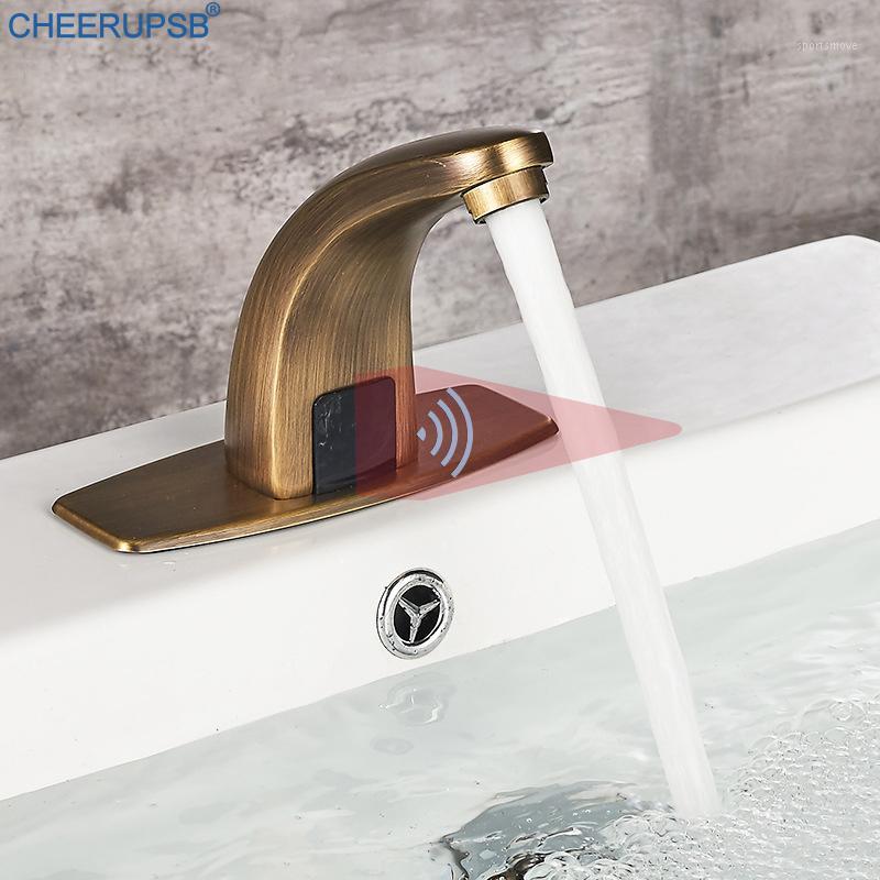Motion Infrared Sensor Faucet Bathroom Single Hole Deck Mounted Smart Tap Antique Gold Basin Inductive Faucets Touchless Grifos1
Motion Infrared Sensor Faucet Bathroom Single Hole Deck Mounted Smart Tap Antique Gold Basin Inductive Faucets Touchless Grifos1