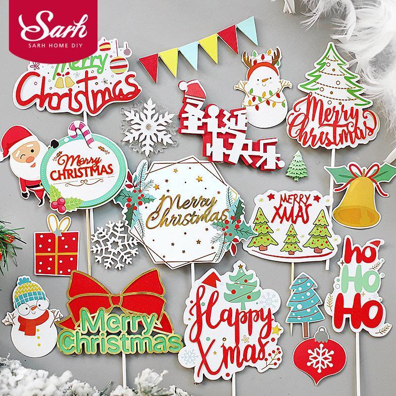 Santa Claus gift box snowman deer Trees Merry Christmas Cake Toppers Happy New Year Decorations Party Baking Supplies1
Santa Claus gift box snowman deer Trees Merry Christmas Cake Toppers Happy New Year Decorations Party Baking Supplies1