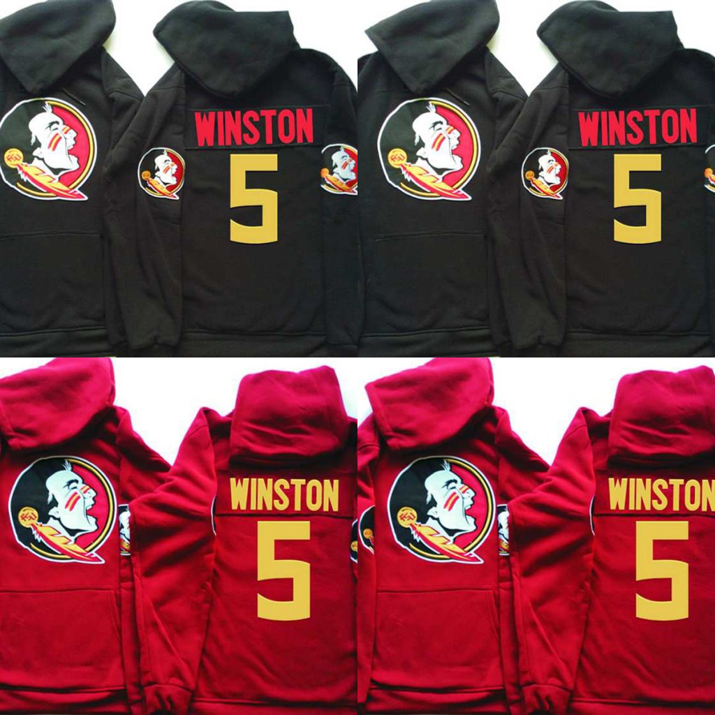 Men Florida State Seminoles Coollege Jersey 5 Jameis Winston Hoodies Sweatshirts High Quality Fast Shipping, Black
Men Florida State Seminoles Coollege Jersey 5 Jameis Winston Hoodies Sweatshirts High Quality Fast Shipping, Black