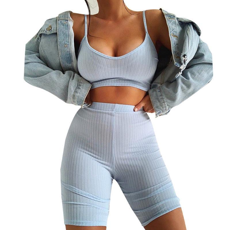 New Women' Set 2 Pieces Solid Skinny SheathSports Sleeveless Home Gym Sports Short Top High Waist Shorts Fitness Yoga Training, Black
New Women' Set 2 Pieces Solid Skinny SheathSports Sleeveless Home Gym Sports Short Top High Waist Shorts Fitness Yoga Training, Black