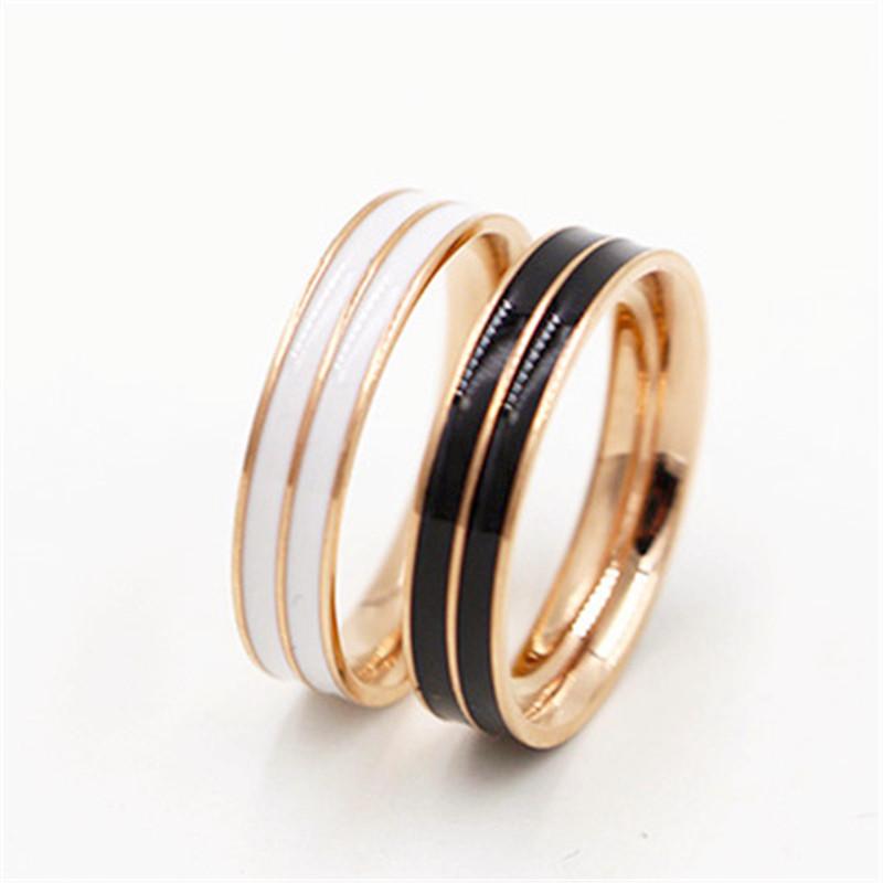 Classic Black White Rings Ceramic Titanium Steel Lovers Simple Finger Rings for Women/men Cubic Wedding Engagement Ring KK006
Classic Black White Rings Ceramic Titanium Steel Lovers Simple Finger Rings for Women/men Cubic Wedding Engagement Ring KK006