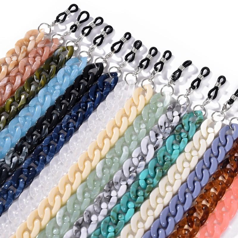 16 Colors Wide Acrylic Sunglasses Chain Chic Womens Anti Slip Reading Glasses Chain Eyewears Cord Holder Neck Strap 70cm Lanyard
16 Colors Wide Acrylic Sunglasses Chain Chic Womens Anti Slip Reading Glasses Chain Eyewears Cord Holder Neck Strap 70cm Lanyard