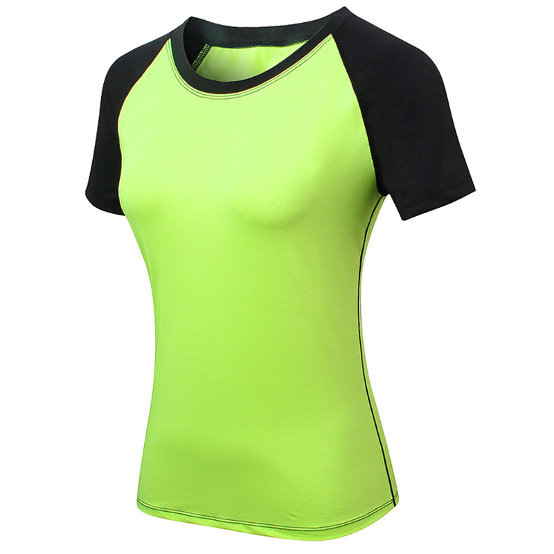 Women Yoga Tank Tops short Sleeve Fitness Yoga Shirts Quick Dry Athletic Running Sports Vest Workout T Shirt
