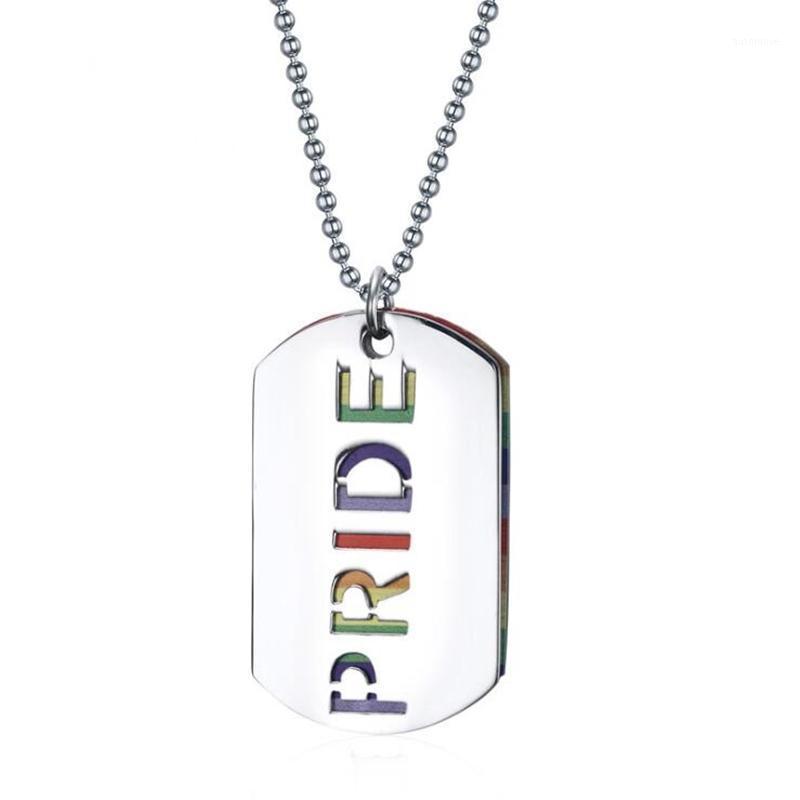 ANL044, Stainless Steel Rainbow Stick Pendent Necklace Lesbian Pride Gay Pride Chain Choker Dog Tag Necklace Love Is Love1
ANL044, Stainless Steel Rainbow Stick Pendent Necklace Lesbian Pride Gay Pride Chain Choker Dog Tag Necklace Love Is Love1