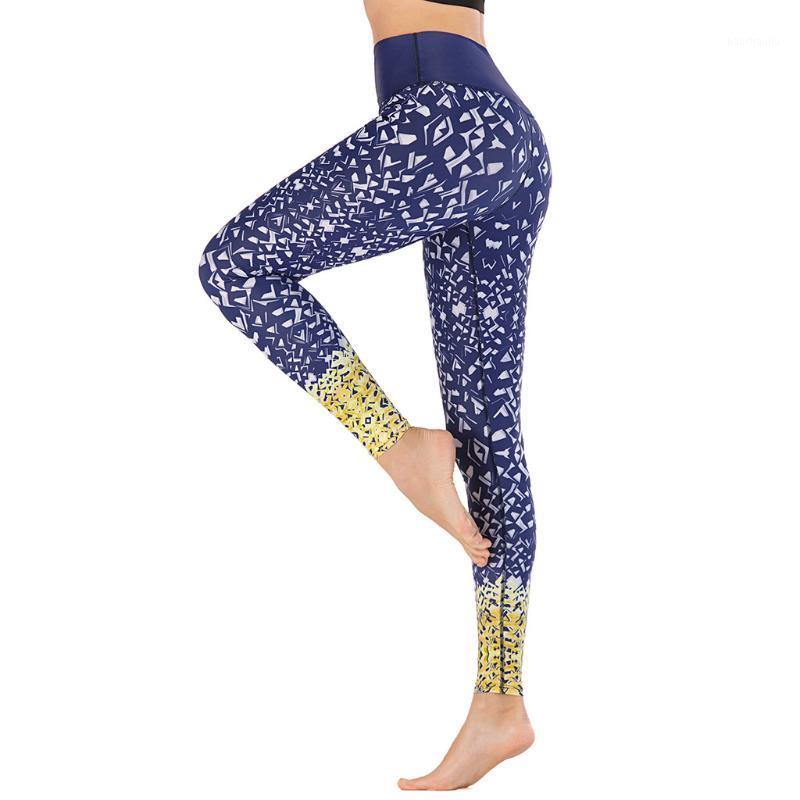 Women Yoga Pants Print Compression Elasticity Sports Leggings Tights Girl Running Sportswear Woman Training Trousers p301, Blue
Women Yoga Pants Print Compression Elasticity Sports Leggings Tights Girl Running Sportswear Woman Training Trousers p301, Blue