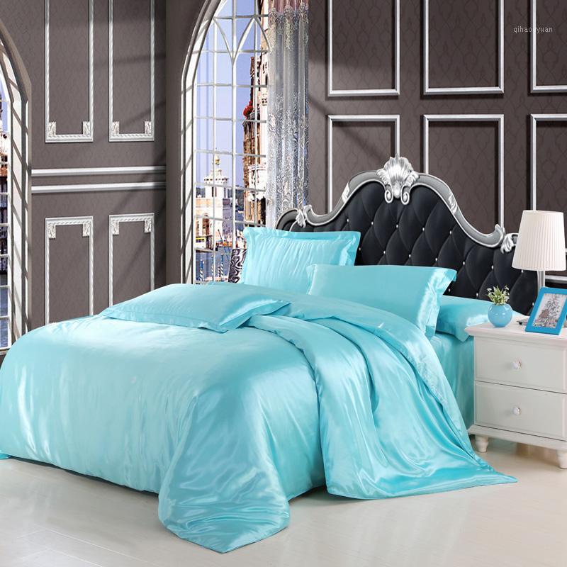 HOT!!2020 imetated satin silk bedclothes bedding sets3/4pcs duvet cover flat sheet pillowcase set king queen size1, Black
HOT!!2020 imetated satin silk bedclothes bedding sets3/4pcs duvet cover flat sheet pillowcase set king queen size1, Black
