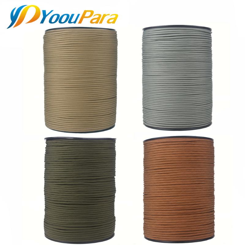 YoouPara 1000FT*4Pcs Paracord 550 7 Strands 4mm Outdoor Survival Emergency Rope Parachute Cord Lanyard Paracord DHL Free
YoouPara 1000FT*4Pcs Paracord 550 7 Strands 4mm Outdoor Survival Emergency Rope Parachute Cord Lanyard Paracord DHL Free