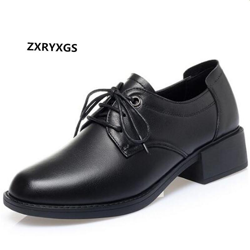2020 New British Style Lace-up Autumn Shoes Black Genuine Leather Shoes Woman Thick Heels Large Size Comfort Winter Warm
2020 New British Style Lace-up Autumn Shoes Black Genuine Leather Shoes Woman Thick Heels Large Size Comfort Winter Warm