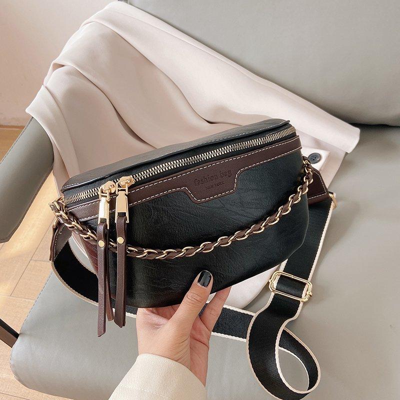 Winter Woman Fanny Pack Chest Bag High Quality Leather Female Shoulder Bag Fashion Chain Handbag Casual Waist Pack Crossbody, Sky blue
Winter Woman Fanny Pack Chest Bag High Quality Leather Female Shoulder Bag Fashion Chain Handbag Casual Waist Pack Crossbody, Sky blue