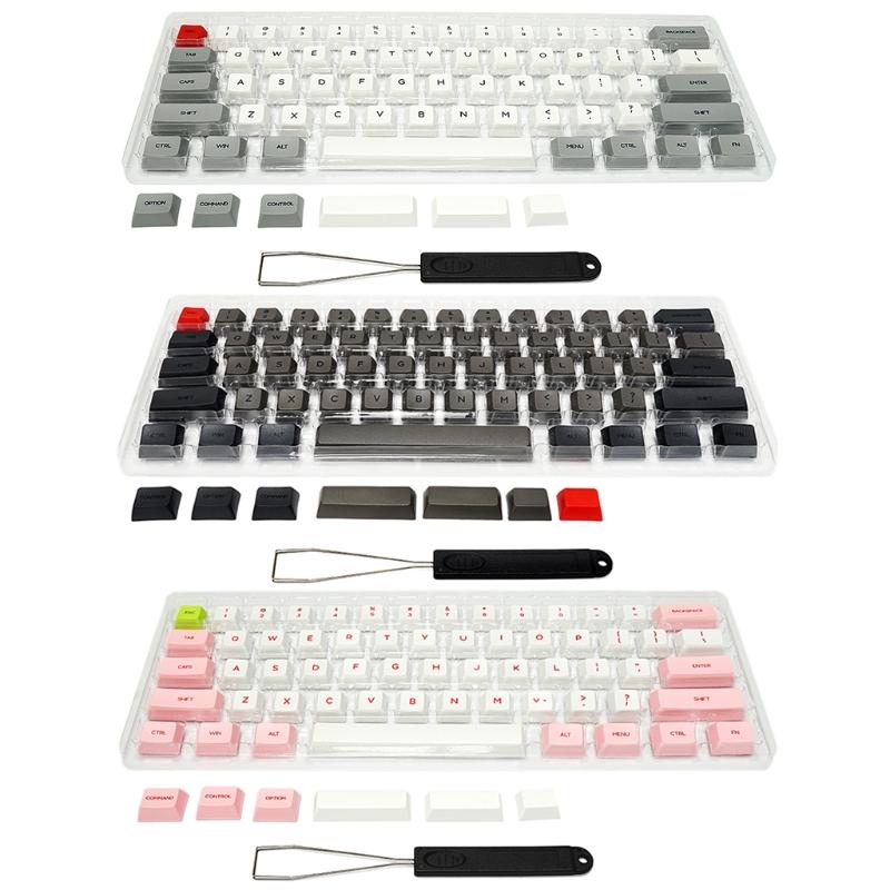 2021 New 61 Keys Keyset Double Color PBT Thick Keycap for GK61 SK61 Mechanical Keyboard 
2021 New 61 Keys Keyset Double Color PBT Thick Keycap for GK61 SK61 Mechanical Keyboard