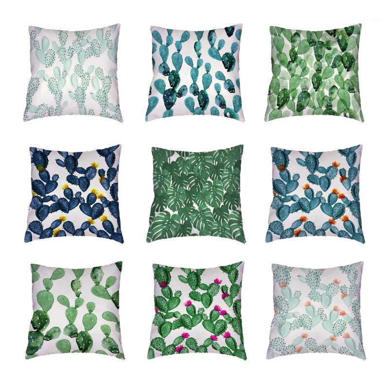 Fashion Green Watercolor Cactus White Cushion Covers Tropical Style Polyester Peach Skin Garden Decor Car Trip Pillow Cases1, 16
Fashion Green Watercolor Cactus White Cushion Covers Tropical Style Polyester Peach Skin Garden Decor Car Trip Pillow Cases1, 16