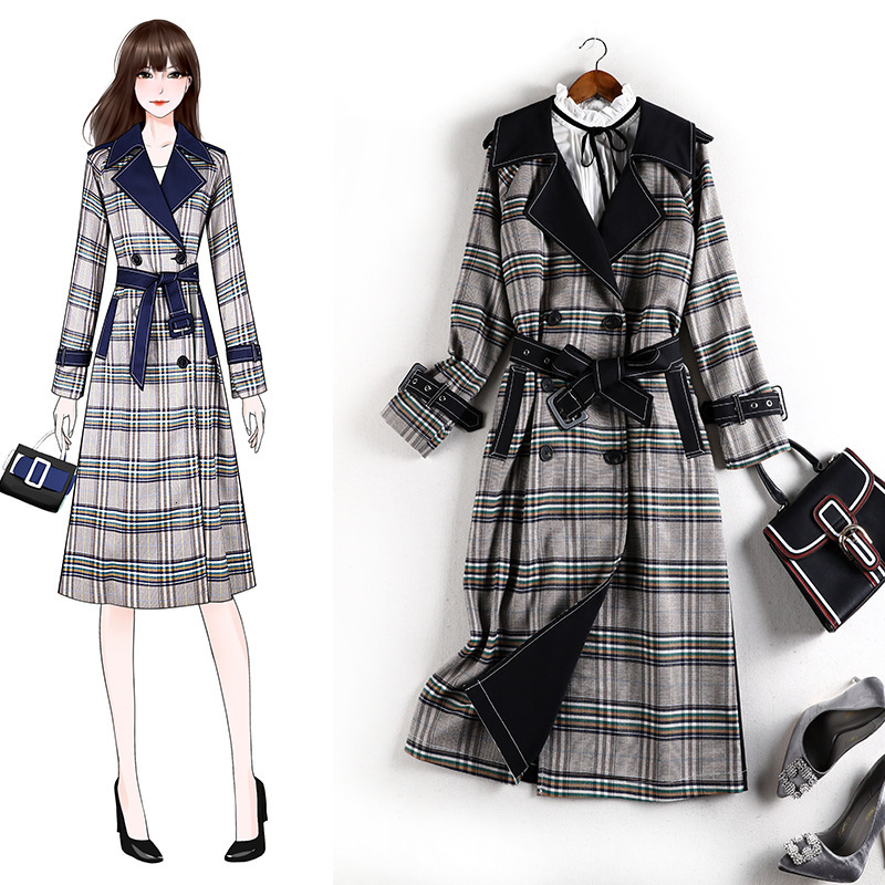 Autumn Wear New Long Thin Jacket Gothic Trench Coat Fashion Woman's Femme 8873 Oe8u, Plate
Autumn Wear New Long Thin Jacket Gothic Trench Coat Fashion Woman's Femme 8873 Oe8u, Plate