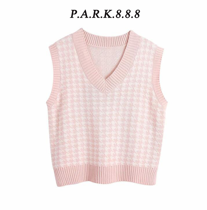 Park888 Women 2020 Fashion Oversized Houndstooth Knitted Vest Sweater Vintage Sleeveless Side Vents Female Waistcoat Chic Tops, Purple
Park888 Women 2020 Fashion Oversized Houndstooth Knitted Vest Sweater Vintage Sleeveless Side Vents Female Waistcoat Chic Tops, Purple