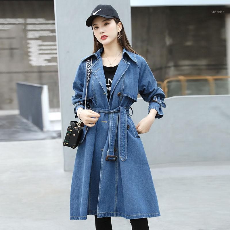 Denim Jacket Women's Spring and Autumn Long 2020 New Popular Korean Loose Fashion Casual Windbreaker Jeans Mujer Chauqeta R491, Tan;black
Denim Jacket Women's Spring and Autumn Long 2020 New Popular Korean Loose Fashion Casual Windbreaker Jeans Mujer Chauqeta R491, Tan;black