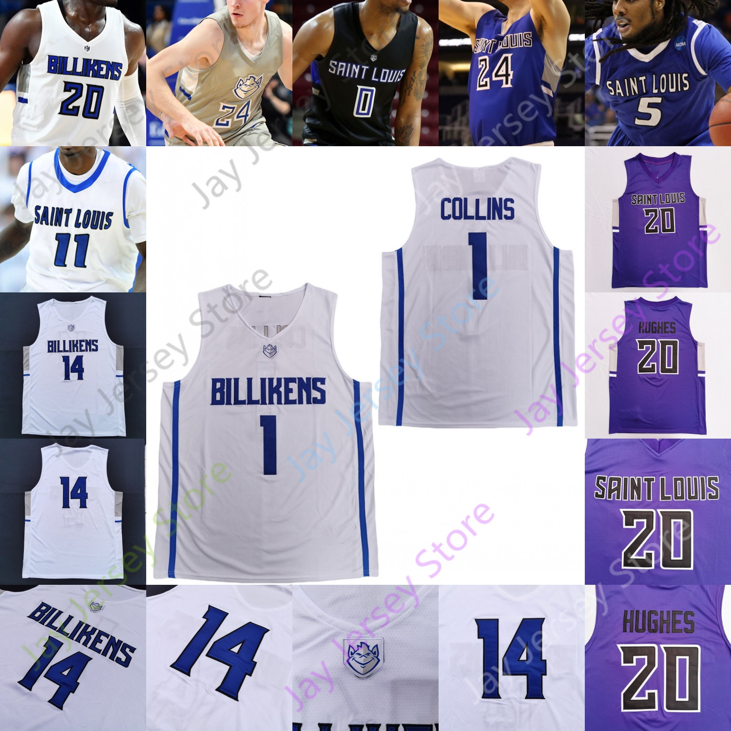 Louis Billikens Basketball Jersey NCAA College Goodwin Gibson Jimerson Javonte Perkins Jacobs Collins Thatch Jr. Bell Jr. Weaver Hughes Reed, White 2019
Louis Billikens Basketball Jersey NCAA College Goodwin Gibson Jimerson Javonte Perkins Jacobs Collins Thatch Jr. Bell Jr. Weaver Hughes Reed, White 2019
