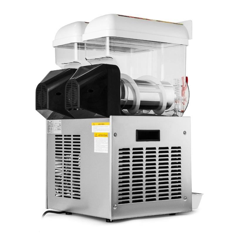 Commercial Slushy Machine 30L Drink Machine Commercial Slushy Maker Ice Slushies for Supermarkets Cafes Restaurants