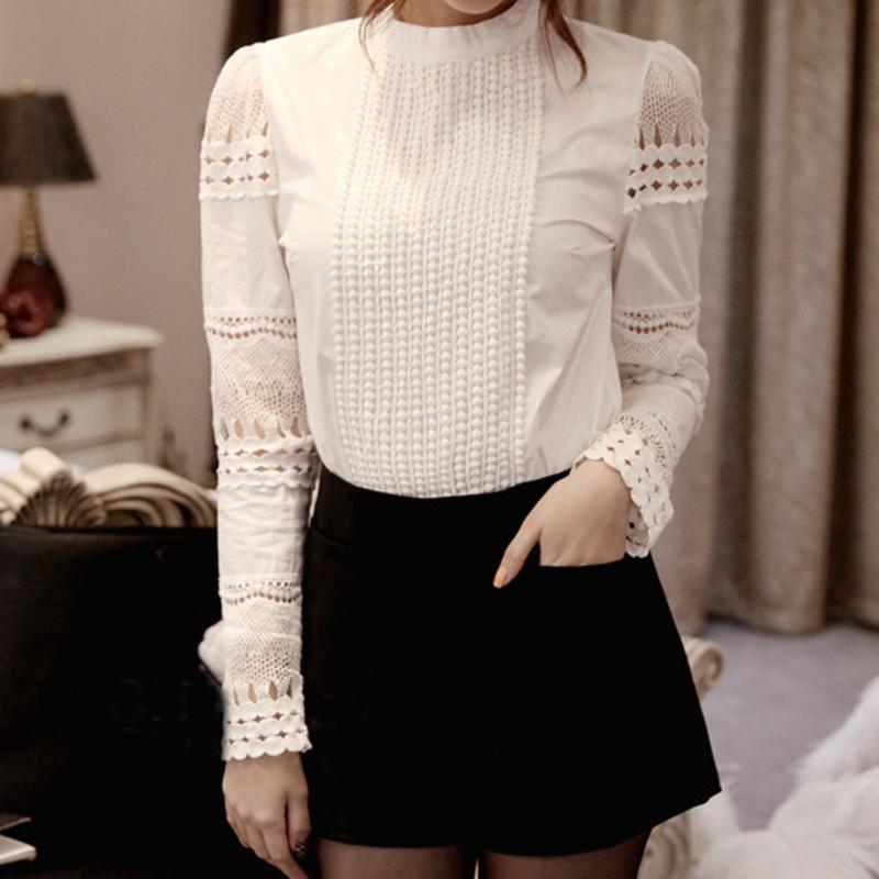 Women' Blouses & Shirts Women Floral Lace Button Down Long Sleeve Casual Solid Work Tee Shirt Blouse Top High Quality Dropshiping 2021 WY42, White
Women' Blouses & Shirts Women Floral Lace Button Down Long Sleeve Casual Solid Work Tee Shirt Blouse Top High Quality Dropshiping 2021 WY42, White