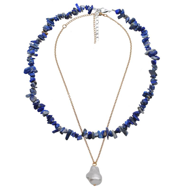 women necklace European and American Creative Double Necklace Irregular Crushed Stone Clavicle Chain for women fashion jewelry
women necklace European and American Creative Double Necklace Irregular Crushed Stone Clavicle Chain for women fashion jewelry