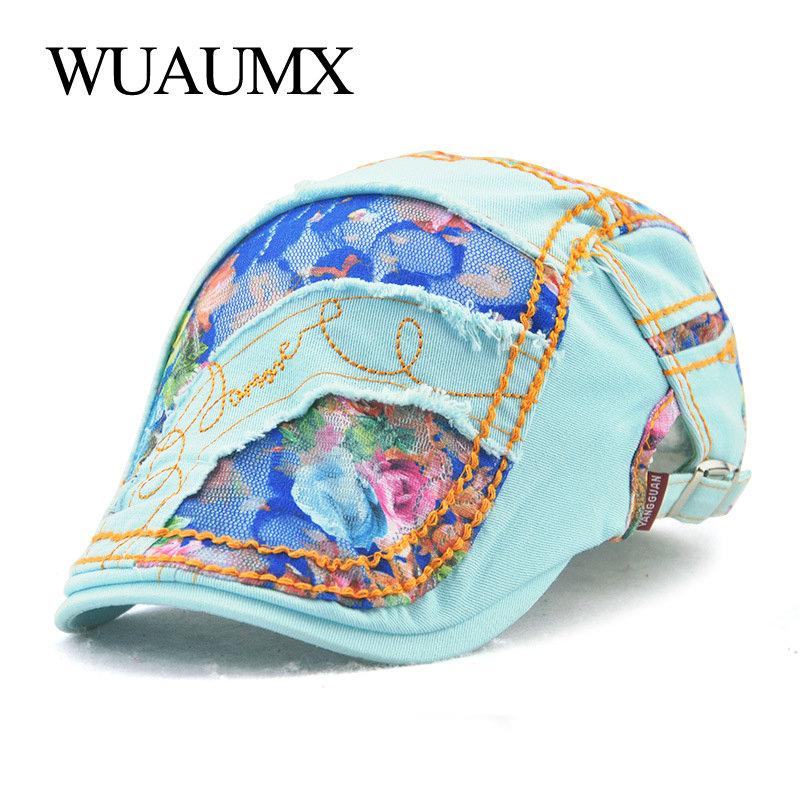 Wuaumx Summer Women's Hat Lace Beret Caps For Female Cotton Peaked Hat Visors Sun Flat Cap Newsboy Beret Boina Gorras Planas, Orange
Wuaumx Summer Women's Hat Lace Beret Caps For Female Cotton Peaked Hat Visors Sun Flat Cap Newsboy Beret Boina Gorras Planas, Orange