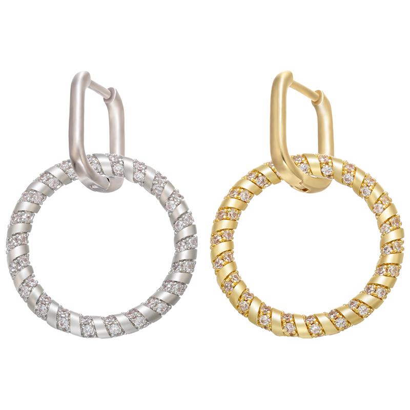 ZHUKOU 1 piece 2021 CZ crystal gold/silver color small hoop earrings Round hoop earrings for women fashion party Jewelry VE279
ZHUKOU 1 piece 2021 CZ crystal gold/silver color small hoop earrings Round hoop earrings for women fashion party Jewelry VE279