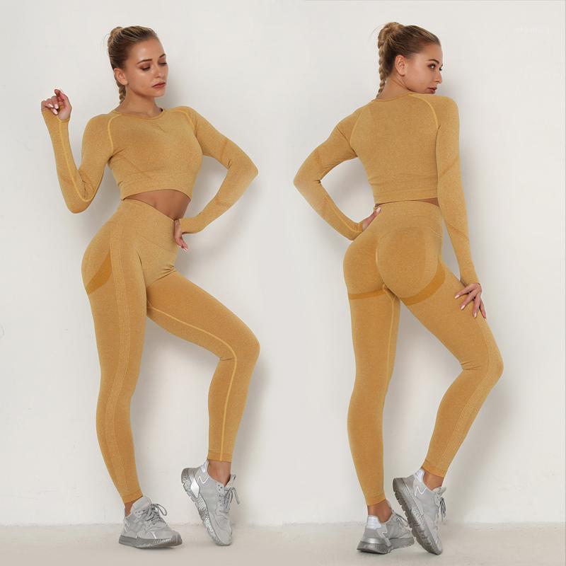 2 Piece Set Women Long Sleeve Sportsuit High Waist Seamless Tracksuits Workout Sportswear Jogging Legging Women' Clothing1, Army green
2 Piece Set Women Long Sleeve Sportsuit High Waist Seamless Tracksuits Workout Sportswear Jogging Legging Women' Clothing1, Army green