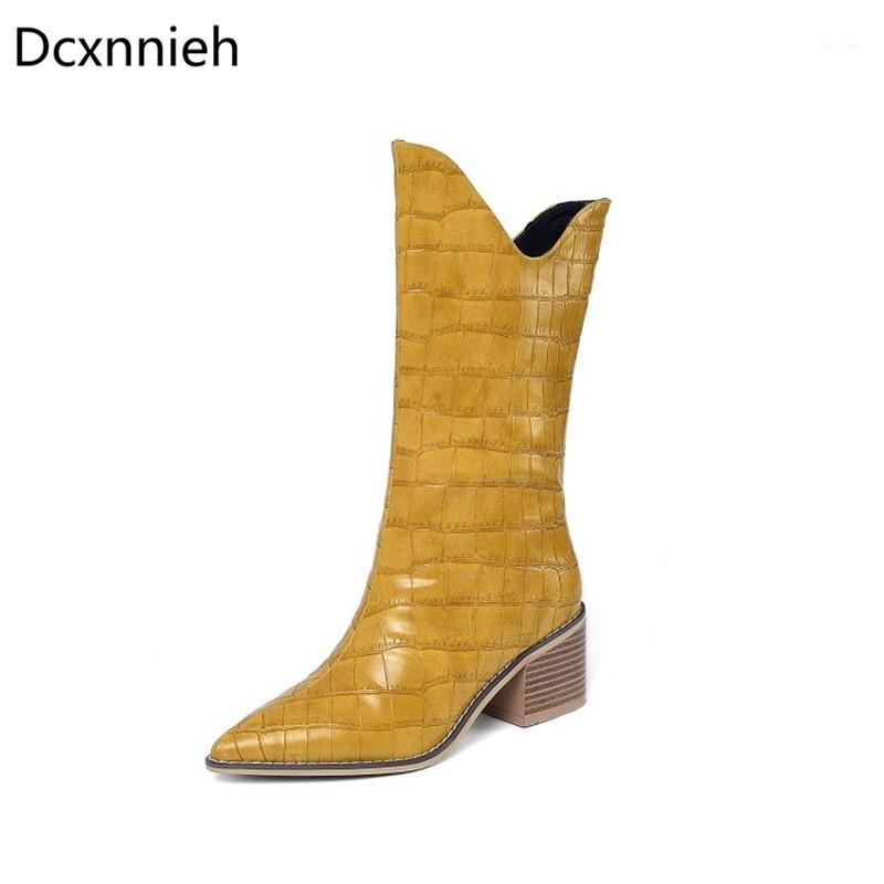 Strange Style High Heel boots Pointy toe Punk long booties women Wedge Wood grain Slip on snake pattern Ankle Boots for Woman1, Brown
Strange Style High Heel boots Pointy toe Punk long booties women Wedge Wood grain Slip on snake pattern Ankle Boots for Woman1, Brown