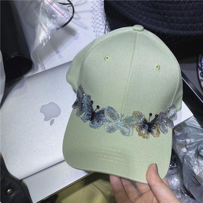 Summer Children's Korean Fashion Butterfly Lace Baseball Cap Casual Versatile Sequin Sunscreen Cap, Black
Summer Children's Korean Fashion Butterfly Lace Baseball Cap Casual Versatile Sequin Sunscreen Cap, Black